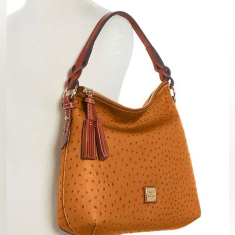 Dooney and Bourke ostrich twist hobo